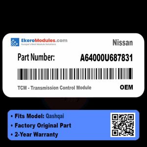 A64000U687831 TCM - Transmission Control Module | Nissan Qashqai | Genuine OEM Part