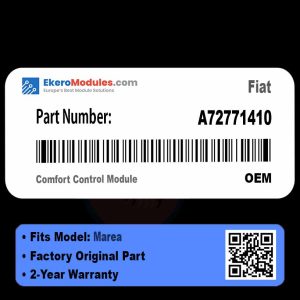 A72771410 Comfort Control Module | Fiat Marea | Genuine OEM Part