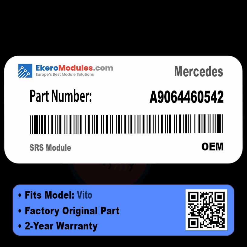 A9064460542 SRS Module | Mercedes Vito | Genuine OEM Part