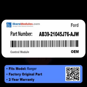 AB39-21045J76-AJW Control Module | Ford Ranger | Genuine OEM Part