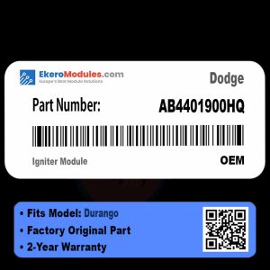 AB4401900HQ Igniter Module | Dodge Durango | Genuine OEM Part