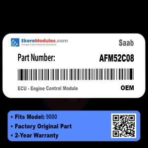 AFM52C08 ECU - Engine Control Module | Saab 9000 | Genuine OEM Part