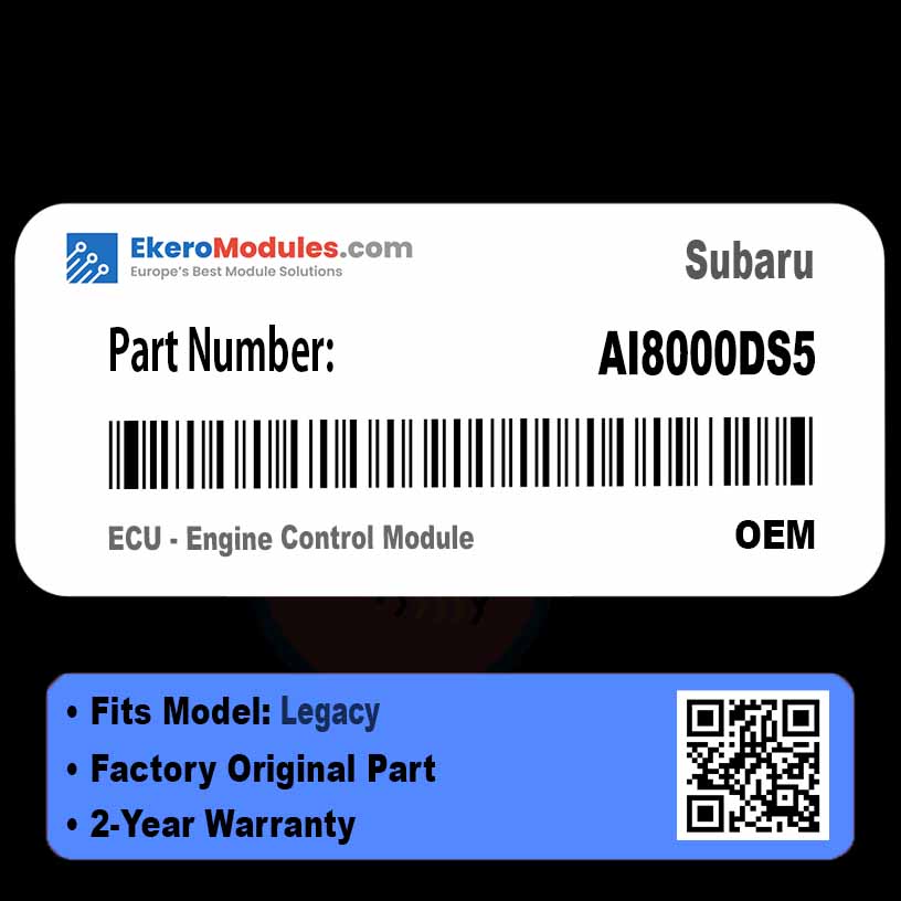 AI8000DS5 ECU - Engine Control Module | Subaru Legacy | Genuine OEM Part