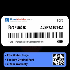 AL3P7A101-CA TCM - Transmission Control Module | Ford Ranger | Genuine OEM Part