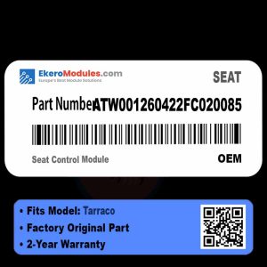 ATW001260422FC020085 Seat Control Module | SEAT Tarraco | Genuine OEM Part