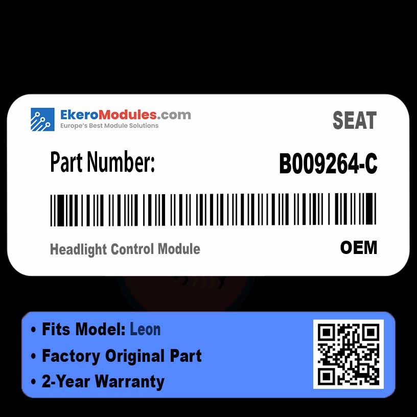 B009264-C Headlight Control Module | SEAT Leon | Genuine OEM Part