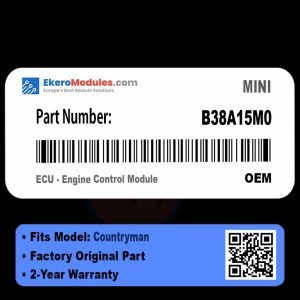 B38A15M0 ECU - Engine Control Module | MINI Countryman | Genuine OEM Part