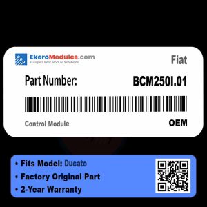 BCM250I.01 Control Module | Fiat Ducato | Genuine OEM Part