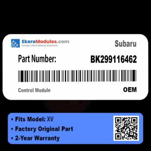 BK299116462 Control Module | Subaru XV | Genuine OEM Part