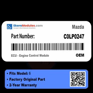 C0LP0247 ECU - Engine Control Module | Mazda 6 | Genuine OEM Part