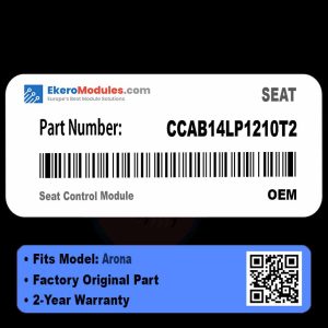 CCAB14LP1210T2 Seat Control Module | SEAT Arona | Genuine OEM Part