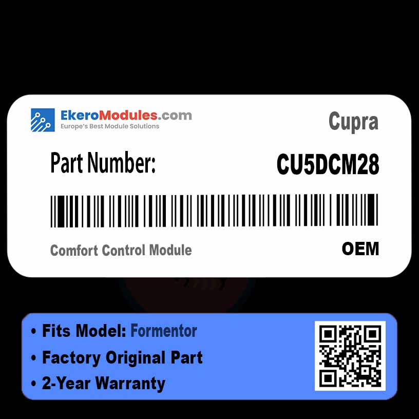 CU5DCM28 Comfort Control Module | Cupra Formentor | Genuine OEM Part