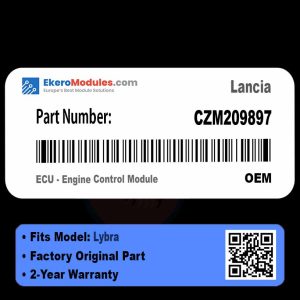 CZM209897 ECU - Engine Control Module | Lancia Lybra | Genuine OEM Part