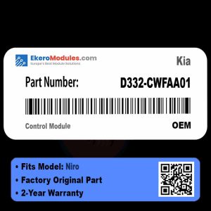 D332-CWFAA01 Control Module | Kia Niro | Genuine OEM Part