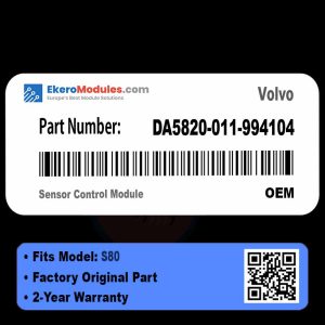 DA5820-011-994104 Sensor Control Module | Volvo S80 | Genuine OEM Part