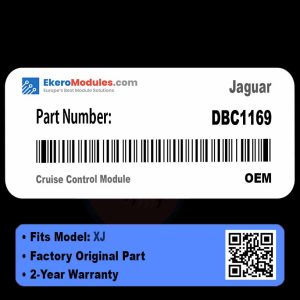 DBC1169 Cruise Control Module | Jaguar XJ | Genuine OEM Part