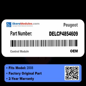 DELCP4854609 Control Module | Peugeot 2008 | Genuine OEM Part