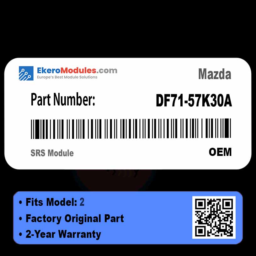 DF71-57K30A SRS Module | Mazda 2 | Genuine OEM Part