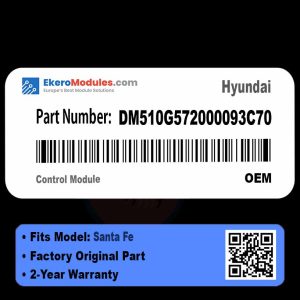 DM510G572000093C70 Control Module | Hyundai Santa Fe | Genuine OEM Part