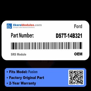 DS7T-14B321 SRS Module | Ford Fusion | Genuine OEM Part