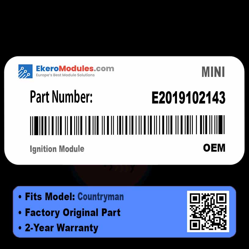 E2019102143 Ignition Module | MINI Countryman | Genuine OEM Part