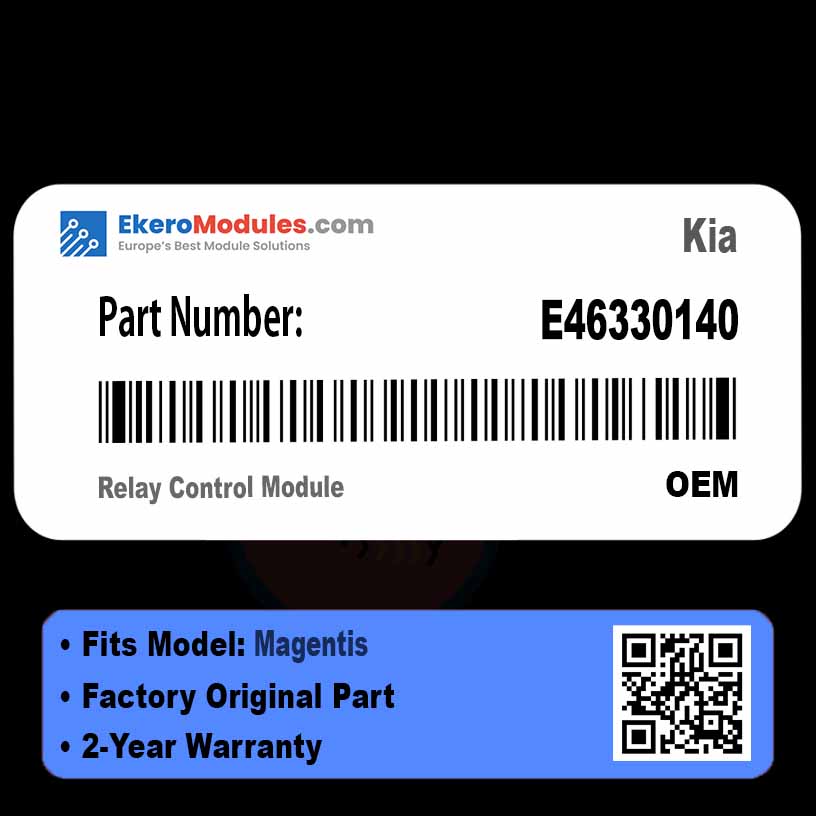 E46330140 Relay Control Module | Kia Magentis | Genuine OEM Part
