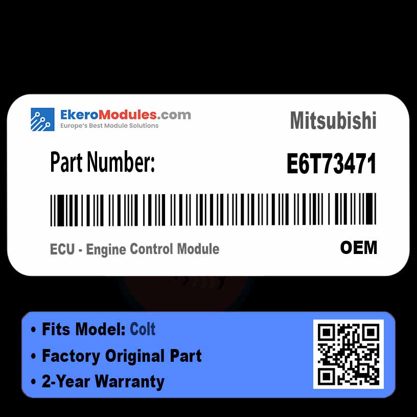 E6T73471 ECU - Engine Control Module | Mitsubishi Colt | Genuine OEM Part