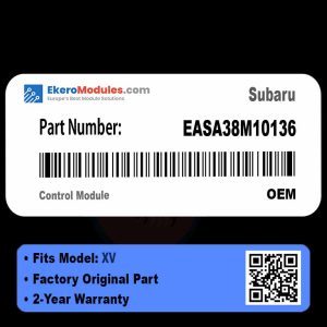 EASA38M10136 Control Module | Subaru XV | Genuine OEM Part