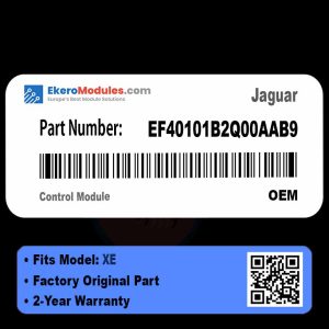 EF40101B2Q00AAB9 Control Module | Jaguar XE | Genuine OEM Part