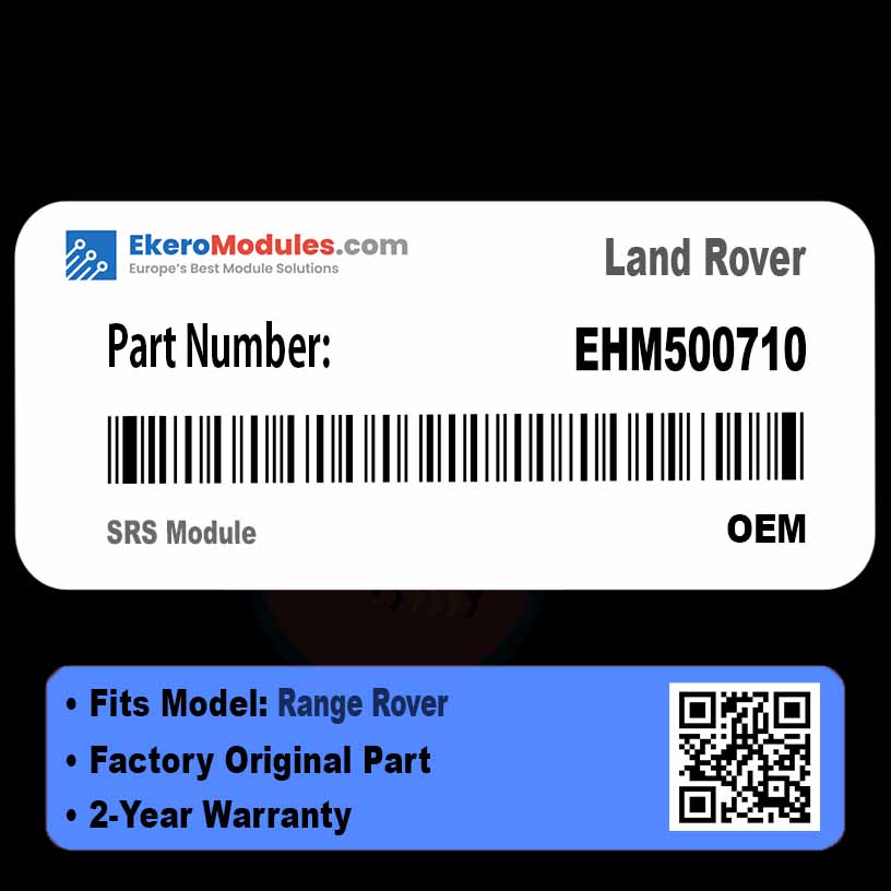 EHM500710 SRS Module | Land Rover Range Rover | Genuine OEM Part