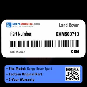 EHM500710 SRS Module | Land Rover Range Rover Sport | Genuine OEM Part
