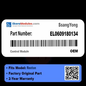 EL0609180134 Control Module | SsangYong Rexton | Genuine OEM Part