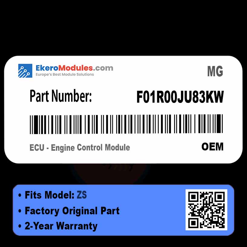 F01R00JU83KW ECU - Engine Control Module | MG ZS | Genuine OEM Part
