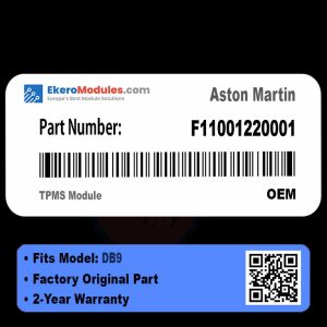 F11001220001 TPMS Module | Aston Martin DB9 | Genuine OEM Part