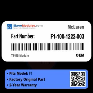 F1-100-1222-003 TPMS Module | McLaren F1 | Genuine OEM Part