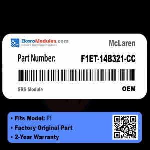 F1ET-14B321-CC SRS Module | McLaren F1 | Genuine OEM Part