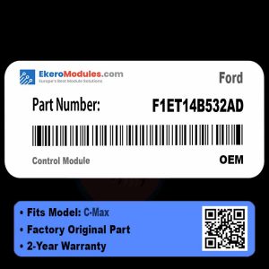 F1ET14B532AD Control Module | Ford C-Max | Genuine OEM Part
