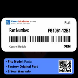 FG1061-12B1 Control Module | Fiat Panda | Genuine OEM Part