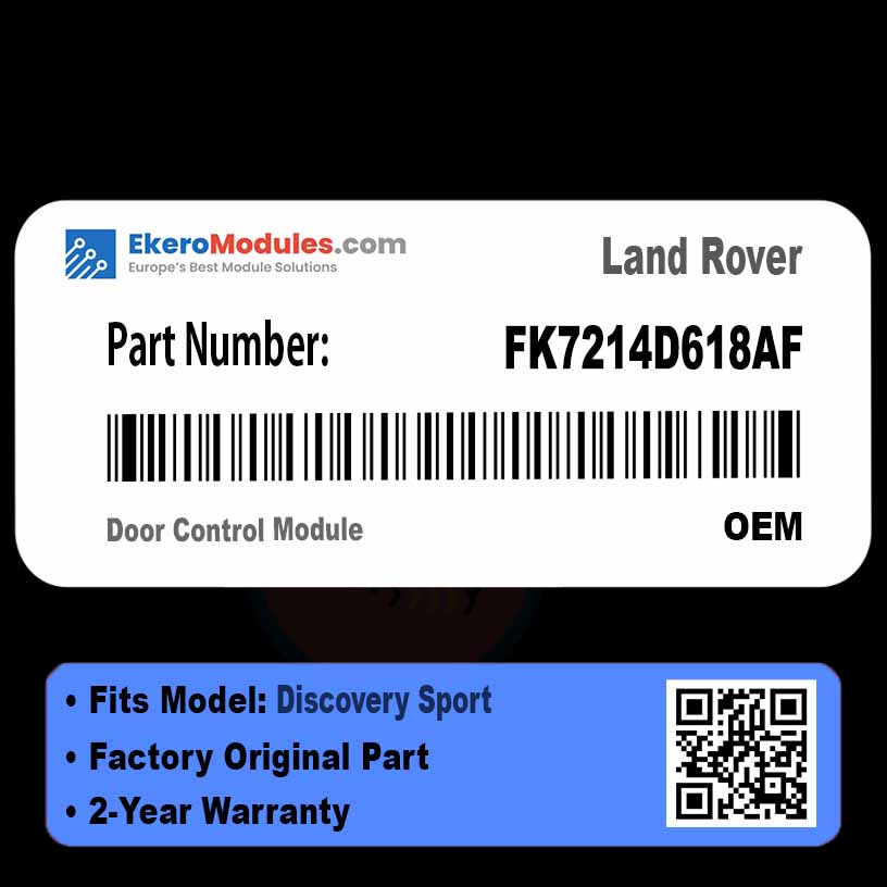 FK7214D618AF Door Control Module | Land Rover Discovery Sport | Genuine OEM Part