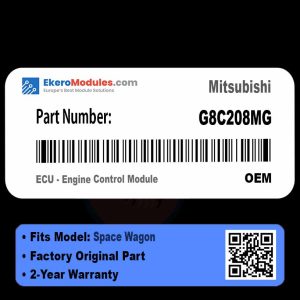 G8C208MG ECU - Engine Control Module | Mitsubishi Space Wagon | Genuine OEM Part