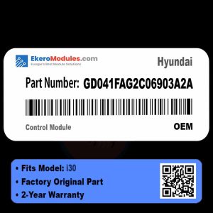 GD041FAG2C06903A2A Control Module | Hyundai i30 | Genuine OEM Part
