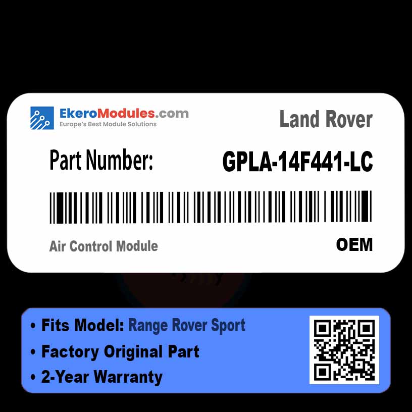 GPLA-14F441-LC Air Control Module | Land Rover Range Rover Sport | Genuine OEM Part