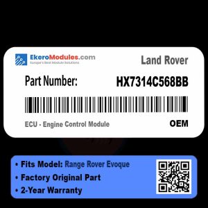 HX7314C568BB ECU - Engine Control Module | Land Rover Range Rover Evoque | Genuine OEM Part
