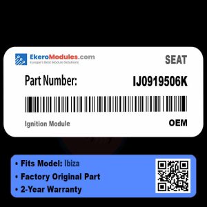 IJ0919506K Ignition Module | SEAT Ibiza | Genuine OEM Part
