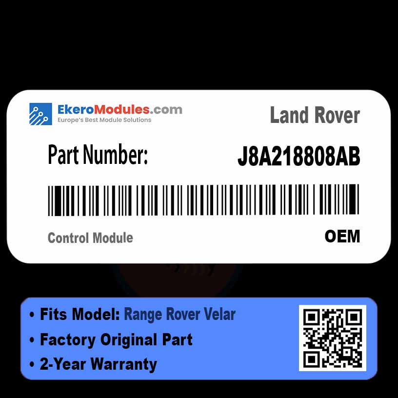 J8A218808AB Control Module | Land Rover Range Rover Velar | Genuine OEM Part