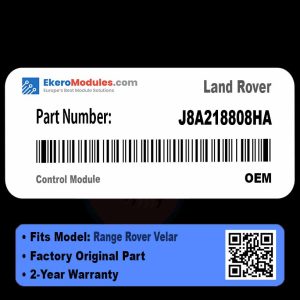 J8A218808HA Control Module | Land Rover Range Rover Velar | Genuine OEM Part