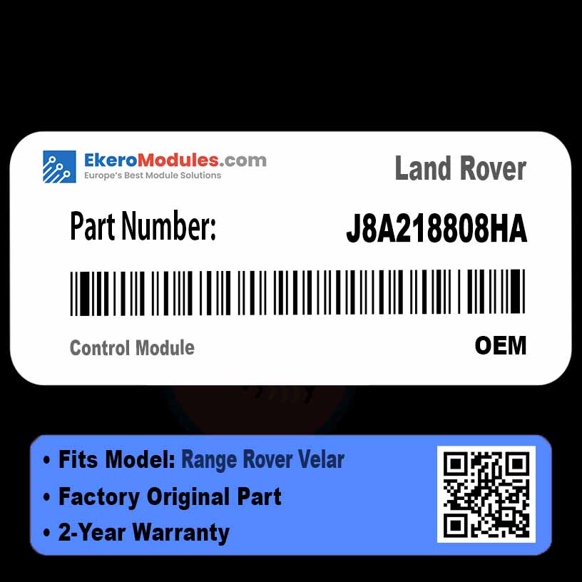 J8A218808HA Control Module | Land Rover Range Rover Velar | Genuine OEM Part
