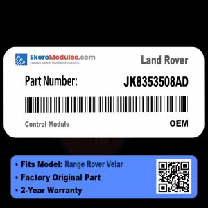 JK8353508AD Control Module | Land Rover Range Rover Velar | Genuine OEM Part