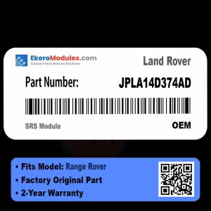 JPLA14D374AD SRS Module | Land Rover Range Rover | Genuine OEM Part