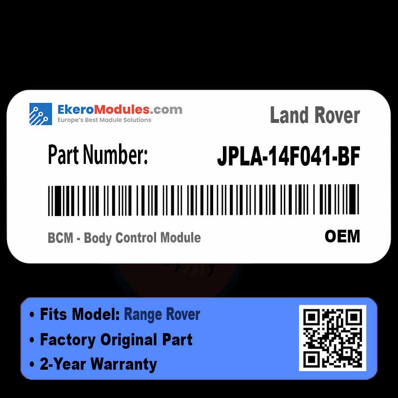 JPLA-14F041-BF BCM - Body Control Module | Land Rover Range Rover | Genuine OEM Part